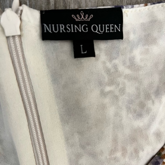 Nursing Queen Midi Floral midi with pockets - Picture 3 of 5